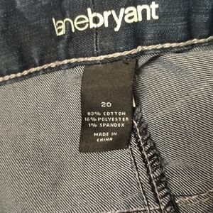 Lane Bryant Navy Denim Pants